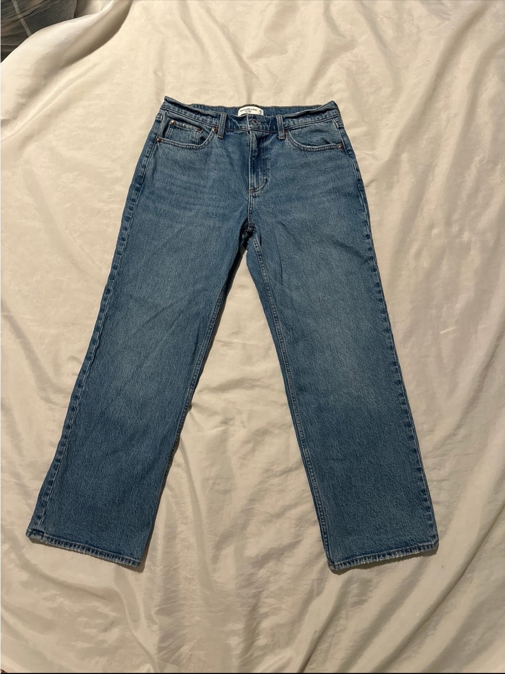 Abercrombie The Baggy Low Rise Jeans Sz 28 Short